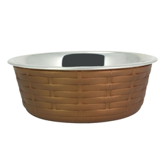 Миска для животных FOXIE Woven Fusion Bowl металлическая