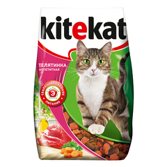 Корм для кошек KITEKAT телятинка аппетитная сух.