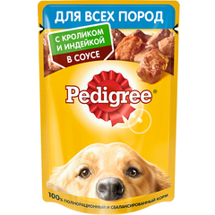 Корм для собак PEDIGREE Кролик, индейка пауч