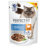 Корм для кошек PERFECT FIT Hair&Skin для красивой шерсти и здоровой кожи индейка пауч