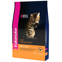 Корм для кошек EUKANUBA с домашней птицей сух.10кг