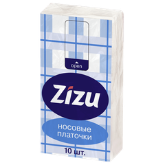 ZIZU Платочки бумажные носовые