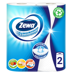 Бумажные полотенца Zewa, 2 рулона