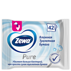 Туалетная бумага Zewa без аромата, влажная