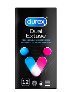 Durex Dual Extase презервативы