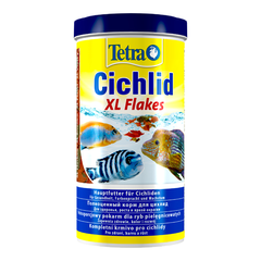 Корм для рыб TETRA Cichlid XL Flakes для для всех видов цихлид, крупные хлопья