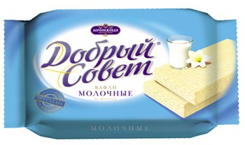 Добрый Совет Вафли молочные на фруктозе