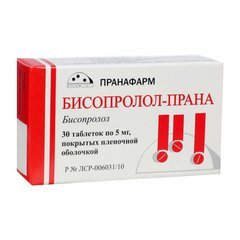 Бисопролол-прана - фото упаковки