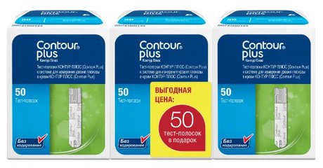 Contour Plus тест-полоски