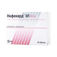 Нифекард xl - фото упаковки